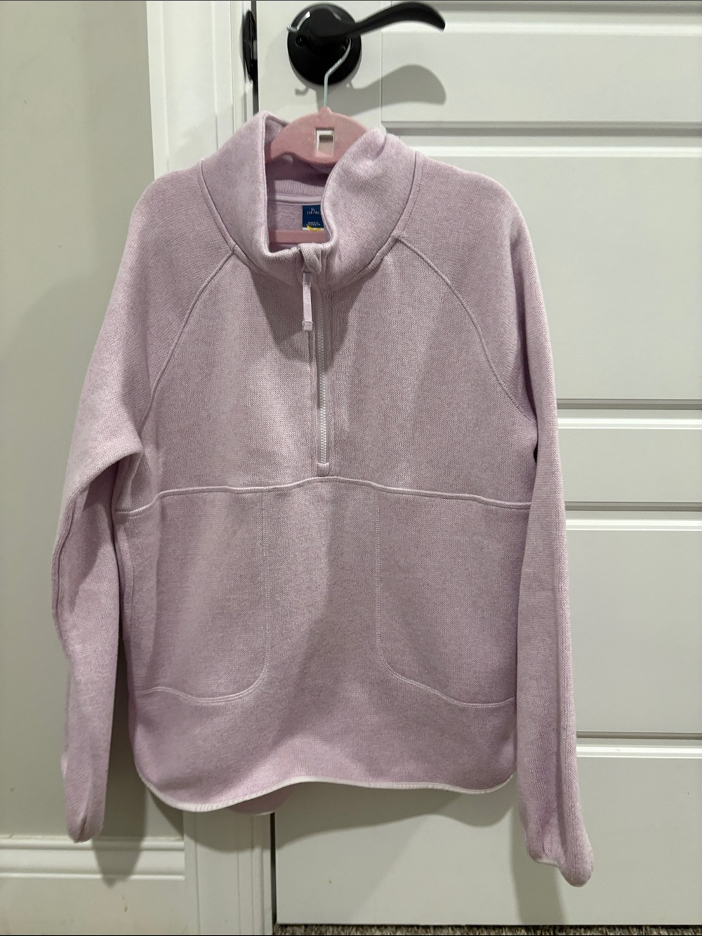 Old Navy Light Lavender Half-Zip Turtleneck Pullover